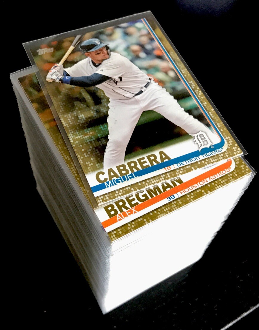 2019 Topps GOLD Parallels - Series 1, 2, & Update - Take Your Pick