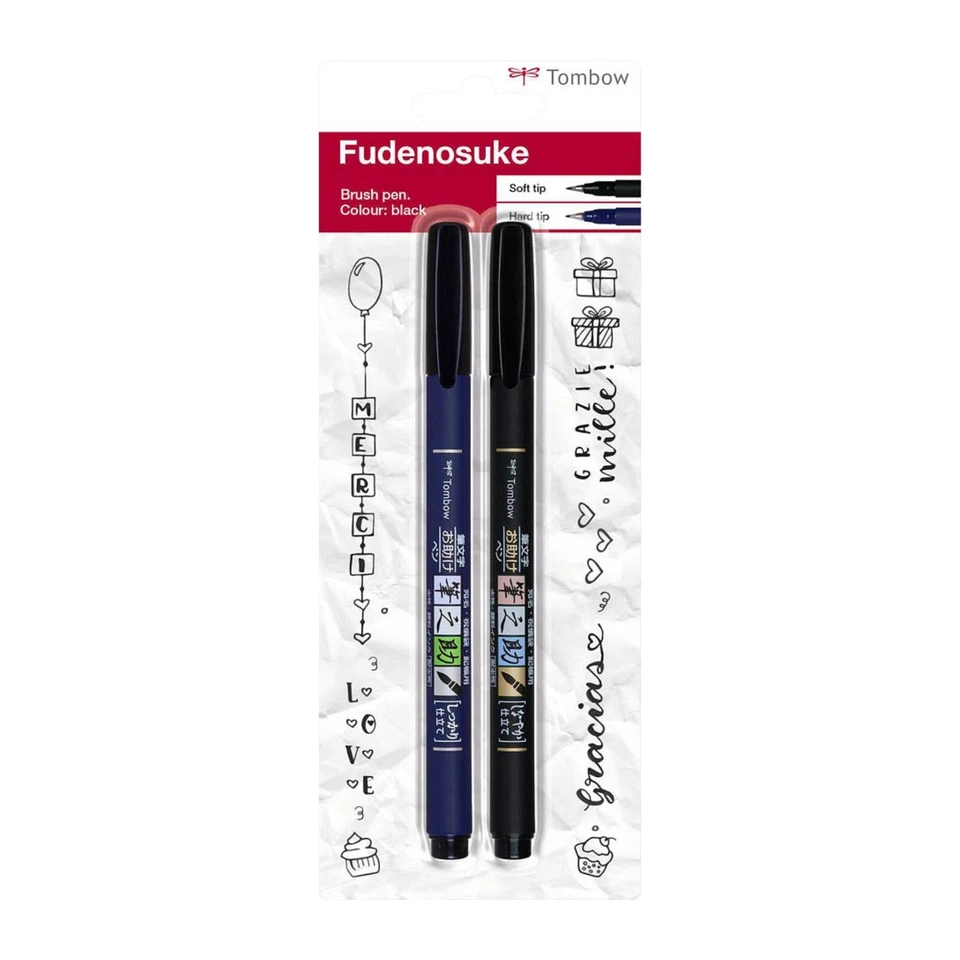 Tombow Fudenosuke | Pinselstift Brush Pen Kalligraphie-Stift Hand Lettering