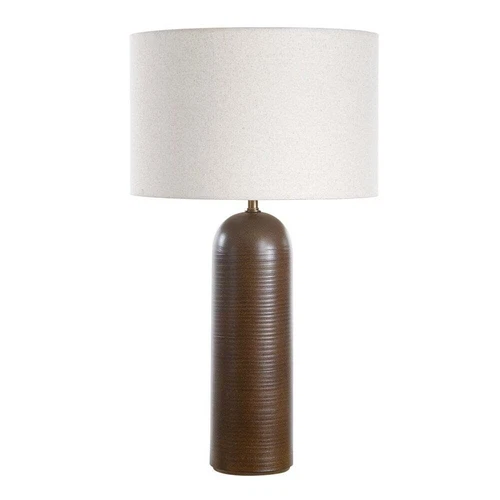 MAISIE MODERN TO RUSTIC TABLE LAMP CRAFTED FROM TEXTURED CERAMIC FINISH 30521 - Picture 4 of 7