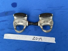 Vintage VGC Look Silver Clipless Road Pedals, Multitensor Adjustment