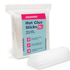 50Pcs Full Size Hot Glue Sticks for Large Glue Gun, 0.43X6 Inches Large Glue Sti 0.51 per gallon