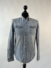 All Saints Denim Jacket Western Shirt Size M