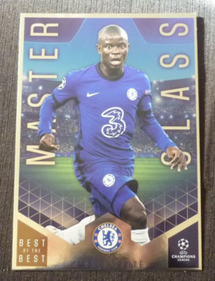 CARD XXL TOPPS BEST OF THE BEST TRES RARE N'GOLO KANTE CHELSEA MASTER CLASS  
