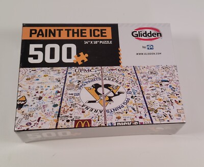Pittsburgh Penguins PPG Glidden PAINT THE ICE Puzzle Never Opened