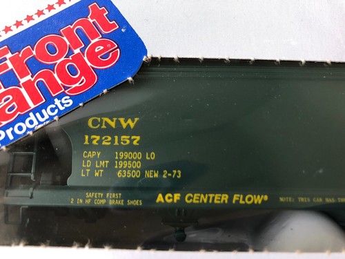 Front Range Chicago & North Western ACF 3 Bay Grain Hopper Kit CNW #172157 NIB - Picture 3 of 7