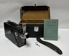 16mm Model K Cine Kodak, Black, Handle, Key, Manual and Case, AS-IS
