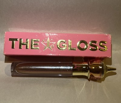 JEFFREE STAR COSMETICS SEQUIN GLASS IRIDESCENT GLITTER METALLIC LIP GLOSS NIB