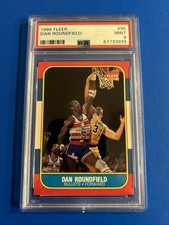 1986 Fleer Dan Roundfield #95 PSA 9