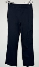 Quince Women’s Black Ultra Stretch Ponte Knit Bootcut Pull On Pants Size S Work