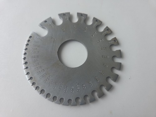 U.S. Standard Gage Thickness Measure for Sheet Plate Iron and Steel # & Decimal - Picture 4 of 5