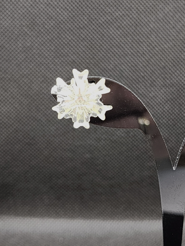 Handmade Christmas Snowflake Earrings and Brooch Set - Picture 4 of 7