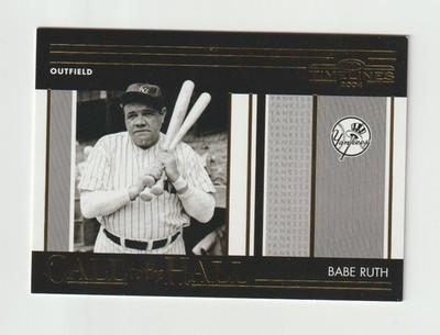 2004 Donruss Timelines Babe Ruth Call To The Hall SN 008/250 NY Yankees *BCGUYS*