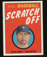 2019 Topps Heritage 1970 Topps Scratch-Offs #4 - Justin Smoak - Toronto 19-163