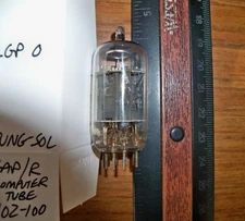 Strong GAP/R by TUNG-SOL Long Gray Plate O Getter 12AX7A / ECC83 Tube