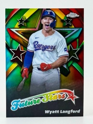⚾️ 2025 Topps Chrome #FS-13 Future Stars - Wyatt Langford | eBay