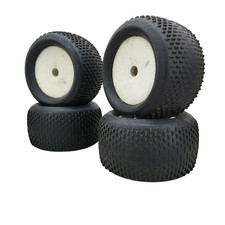 Proline Bow tie tiers on Jconcepts white buggy wheels 1/10th scale