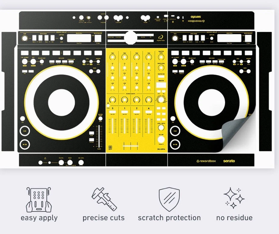 Pioneer AlphaTheta DDJ-GRV6 DJ Controller Skin Vinyl - Image 2 of 3