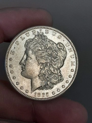 1885- S Morgan Silver Dollar AU