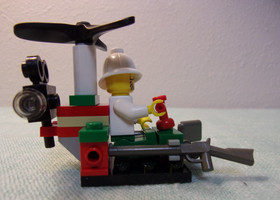 LEGO Systems 5904/1280 Adventurers Microcopter - complete with instructions 