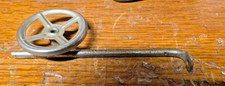 ORIGINAL NICKEL STEERING WHEEL & COLUMN A C Gilbert Erector SET ZEPPELIN SET