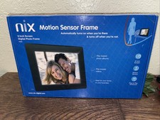 Nix 8  Digital Motion Sensor Photo Frame - X12C- w/ Motion Sensor Looped Albums