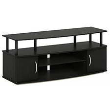 Large Entertainment Stand TV Up To 55 Inch Standing Storage Household Blackwood