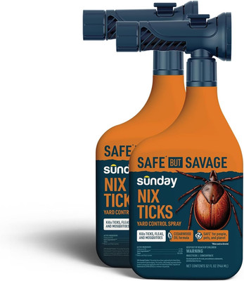 Nix Ticks - Tick Control Spray - Ready-To-Use - Concentrated Cedar Oil - Helps K