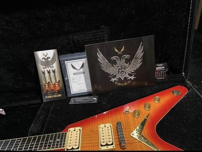 Dean V 35 35th Cherry V Shape Case Electric Guitar Safe Packing