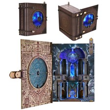 CCCDF Magic Book Nook Kit, DIY Miniature Dollhouse Booknook Kit, Bookend Bookshe