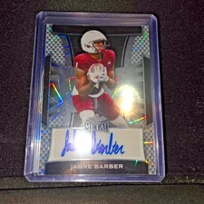 2025 LEAF METAL SIL LAZER ETCHED # BA-JB2 JABRE BARBER RC - TROY / TEXAS A&M