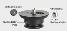 60mm QAP60G Quick Link QR Plate Tripod Ball Head Release Mount Set