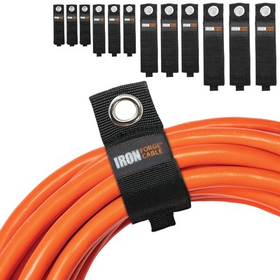 Extension Cord Wrap Organizer, 12 Piece Multi-Pack of Storage Straps - 3 Piec...