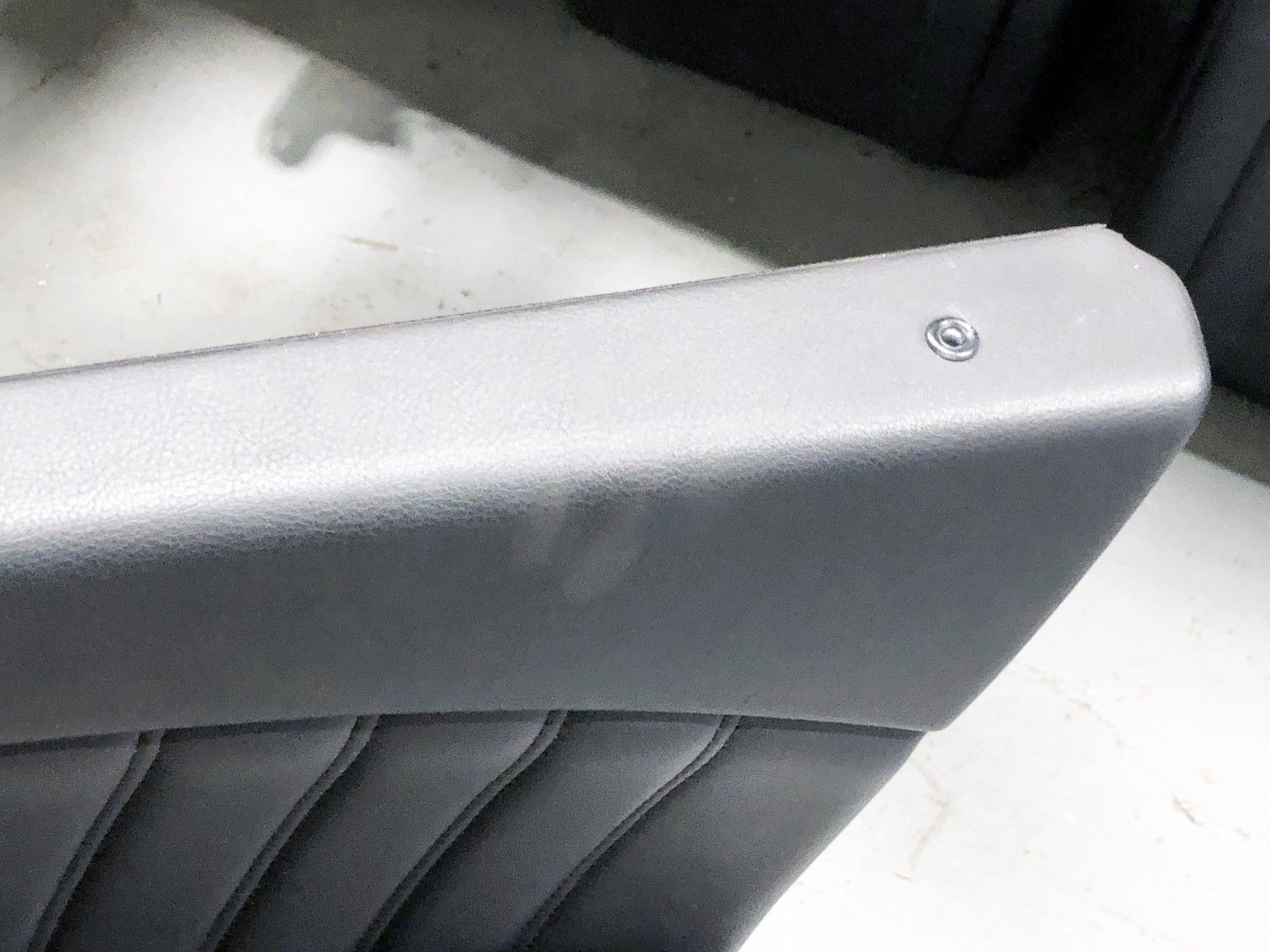 03-13 Maserati Quattroporte M139 Front Right Interior Door Trim Panel NERO Black