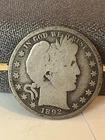 1892 P Barber Half Dollar, G to VG