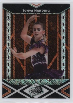 2024 Leaf Collective Press Pass Orange Shimmer 1/1 Tonya Harding #PPB-166 s5q