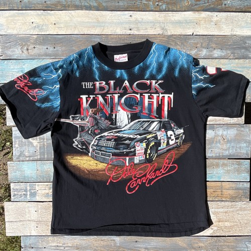 Vintage 90s Dale Earnhardt The Black Knight Lightning Preferred Sportswear XXL