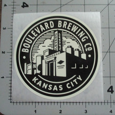 BOULEVARD BREWING CO Kansas City Brewery Smokestack STICKER decal craft beer Z