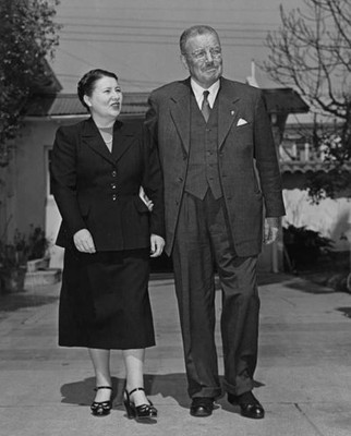 General Carlos Ibanez del Campo President of Chile in grounds of h- Old Photo