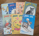 Jack and Jill Magazine 1948 7 issues various conditions Classic Covers! — photo 1