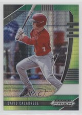 2020 Panini Prizm Draft Picks Green & Yellow Hyper David Calabrese #PDP82 0w8