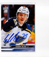 SAMMY SAMUEL BLAIS autographed SIGNED '23/24 ST. LOUIS BLUES 