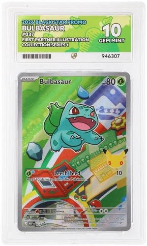 ACE 10 Bulbasaur MEP 037 First Partner Illustration Promo 30th Anniversary