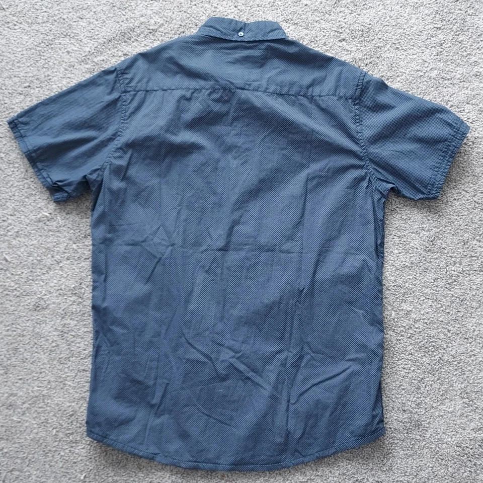 Native Code The Impeccable Fit Button Up Shirt Blue Small Check Print Mens Large - Image 4 of 4