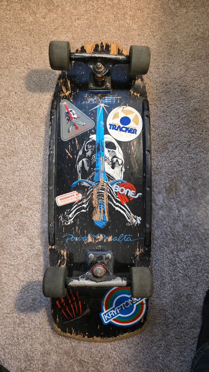 Vintage '84 Powell Peralta Skateboard, Skull & Sword - Complete