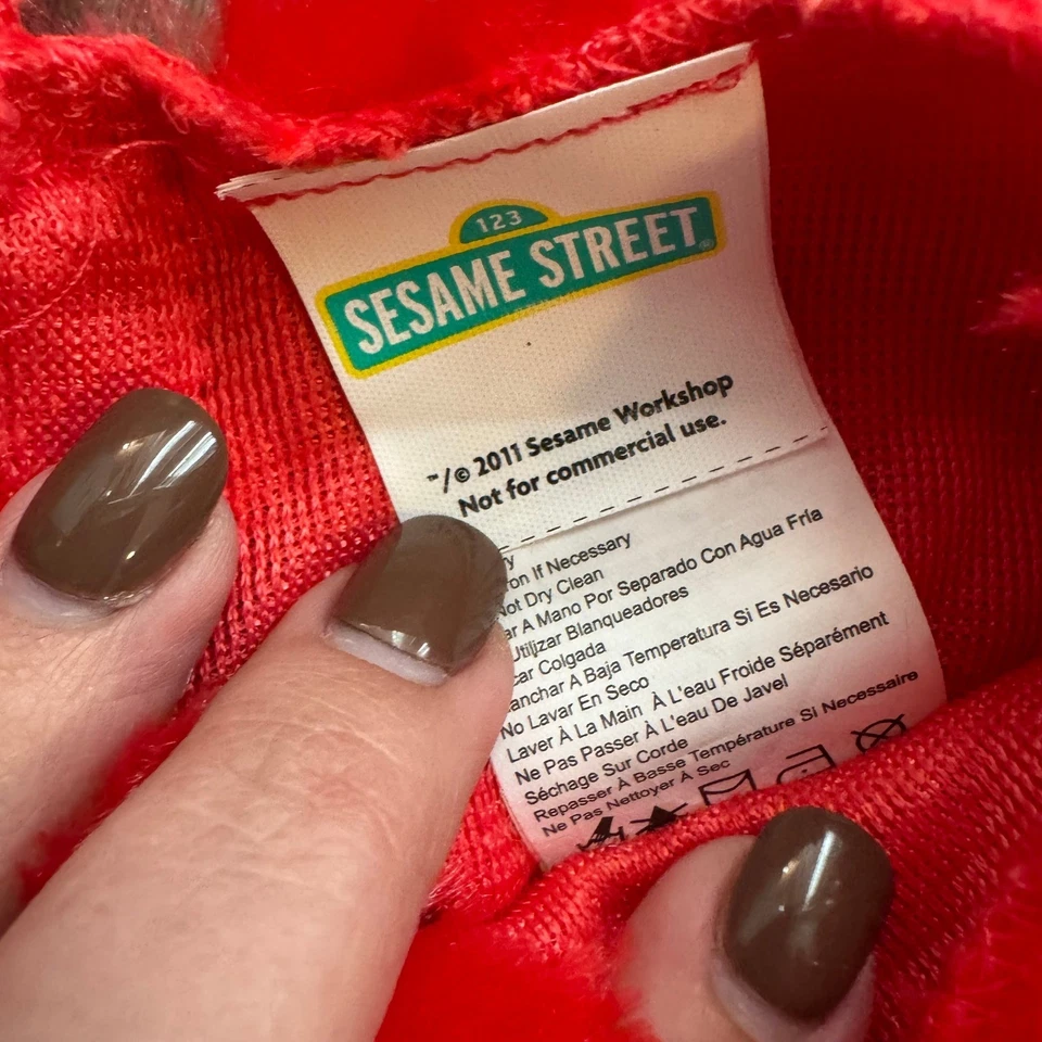 Sesame Street Elmo Deluxe Kids Size M 3T/4T Boys Licensed Costume Disguise - Image 2 of 4