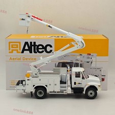First 1/34 Altec International Aerial Device Utility Truck 19-2827 bianco pressofuso