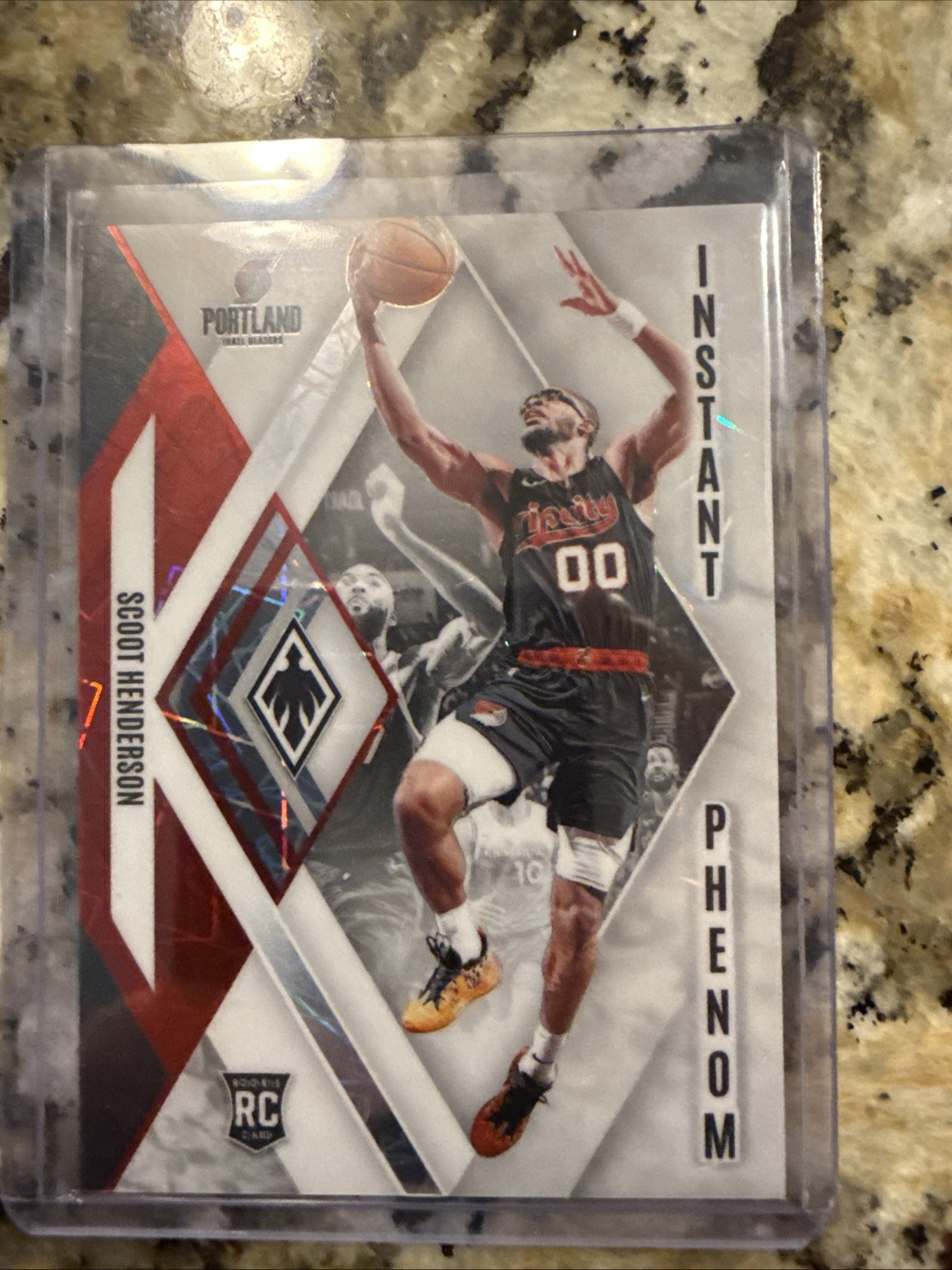 2023-24 Panini Phoenix Scoot Henderson Instant Phenom RC #10 White Lazer /150