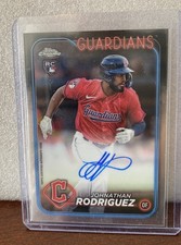 2024 Topps Chrome Update Auto Johnathan Rodriguez #RA-JR Refractor  RC