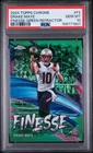 2024 TOPPS CHROME FINESSE GREEN REFRACTOR #F2 DRAKE MAYE 79/99 PSA 10