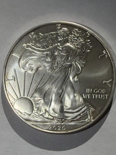 U.S. Mint American Eagle 2020 1 oz Silver Coin .999 Fine Bullion